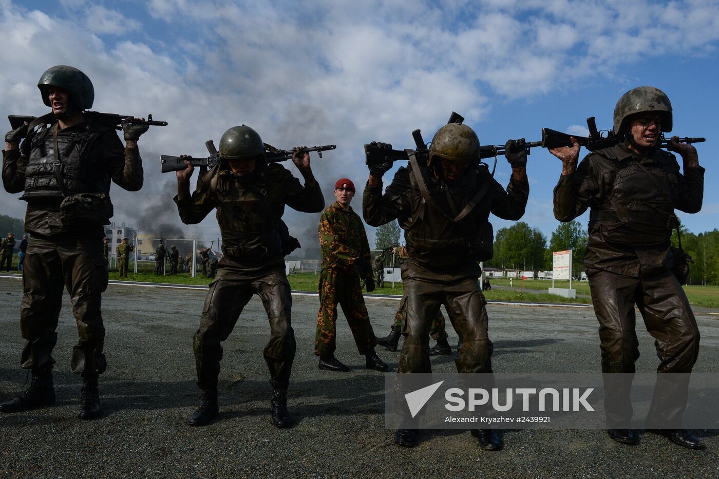 Qualification trials for right to wear maroon beret