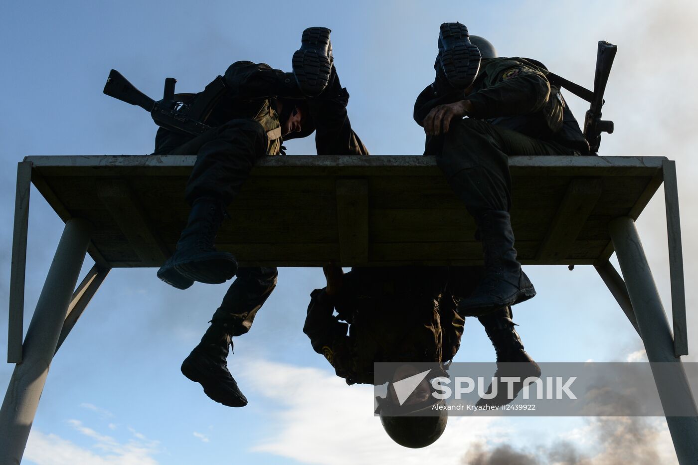 Qualification trials for right to wear maroon beret