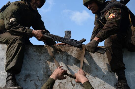 Qualification trials for right to wear maroon beret
