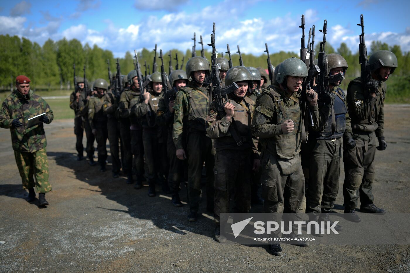 Qualification trials for right to wear maroon beret