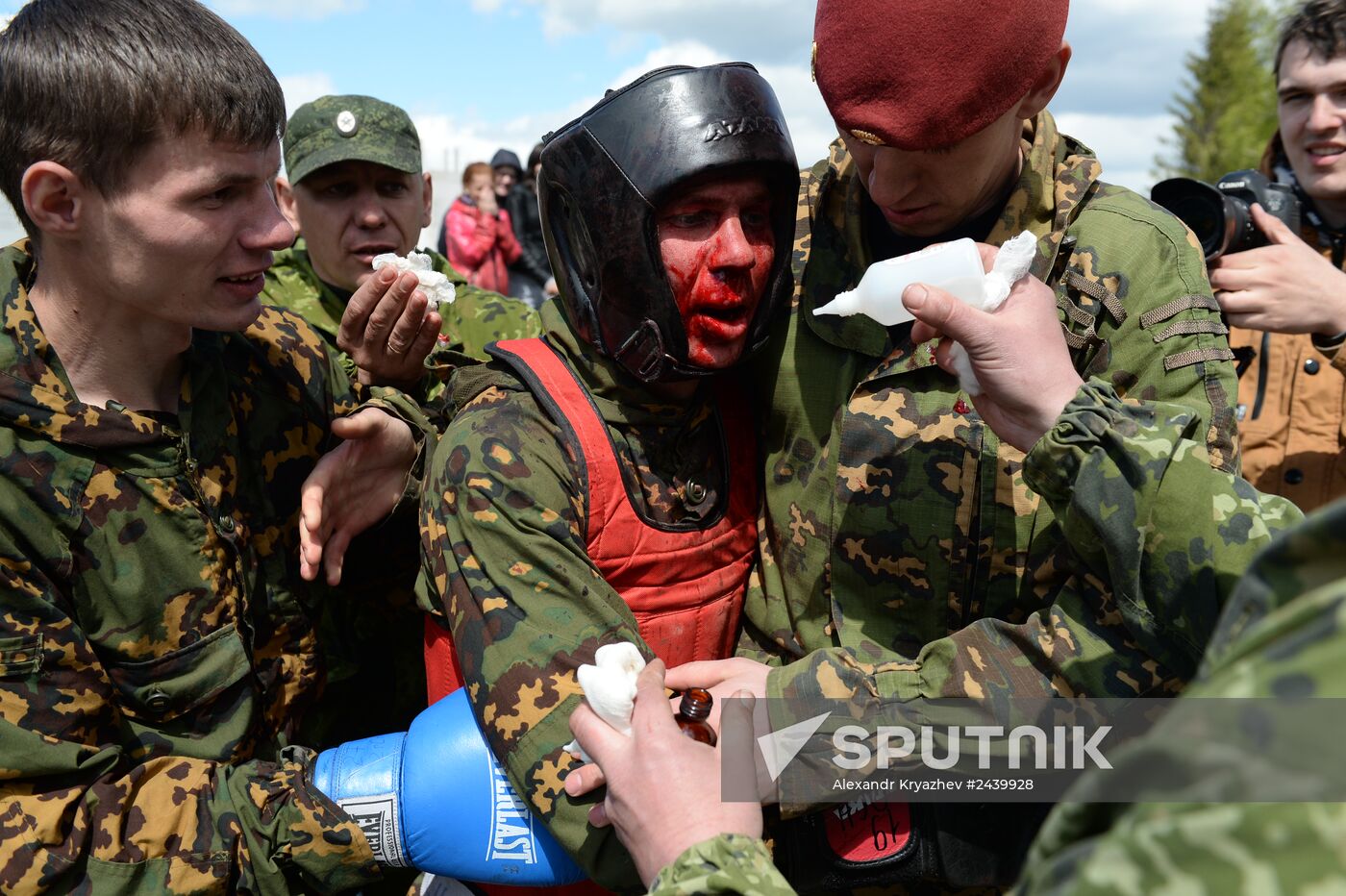 Qualification trials for right to wear maroon beret