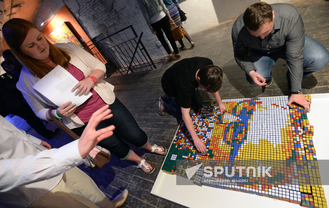 Opening of CubeART exhibition