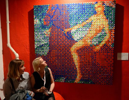 Opening of exhibition "CubeART"