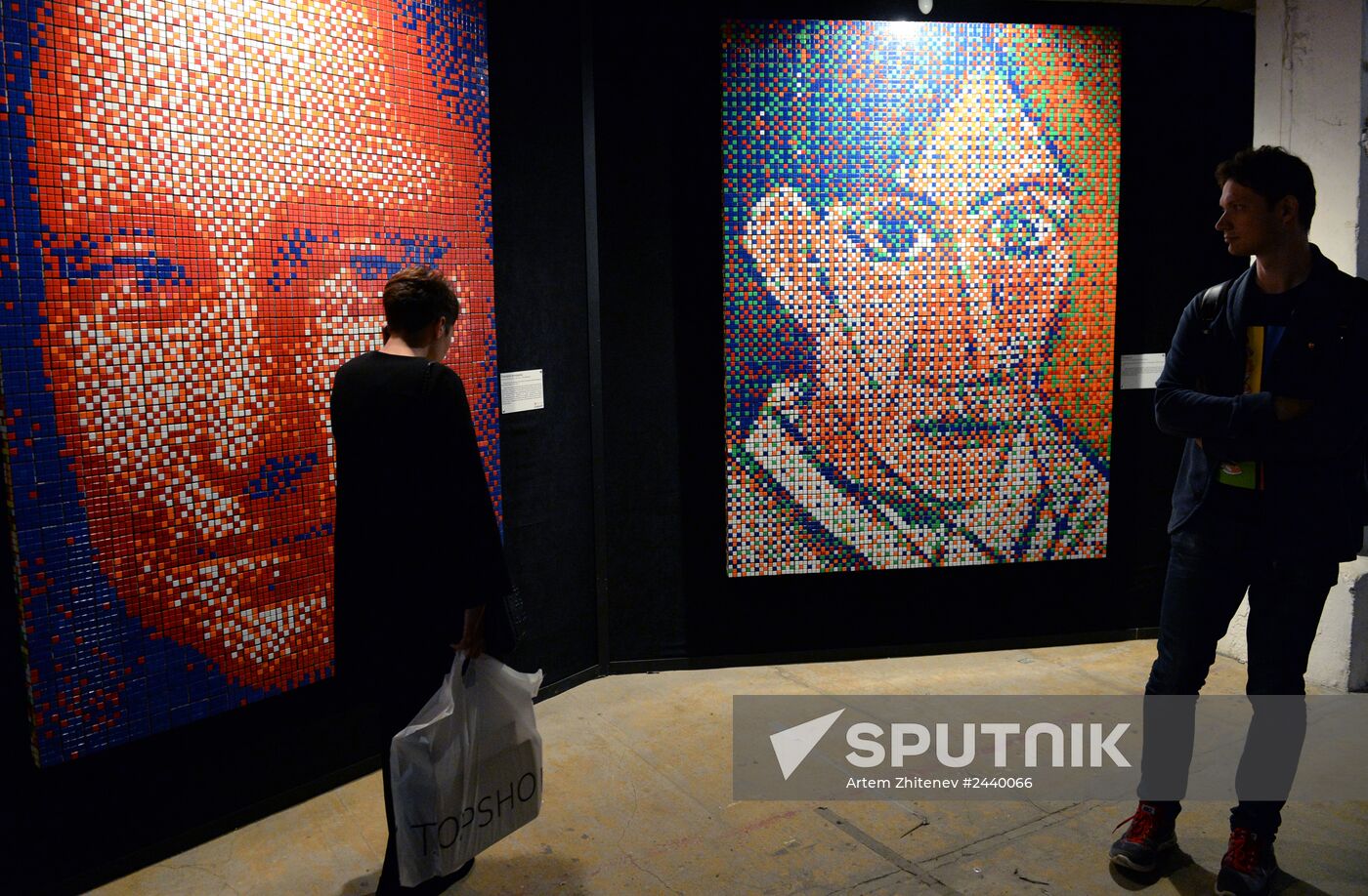 Opening of exhibition "CubeART"