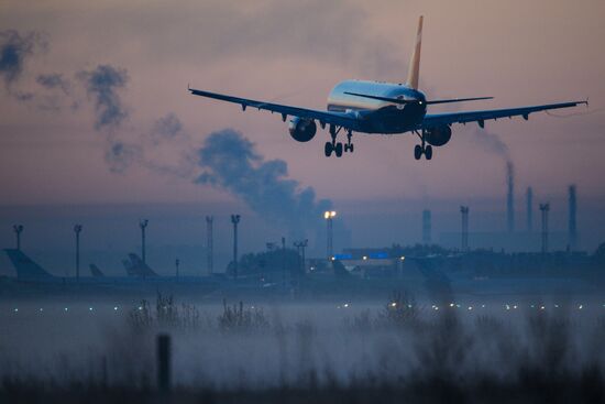 Tolmachovo airport in Novosibirsk