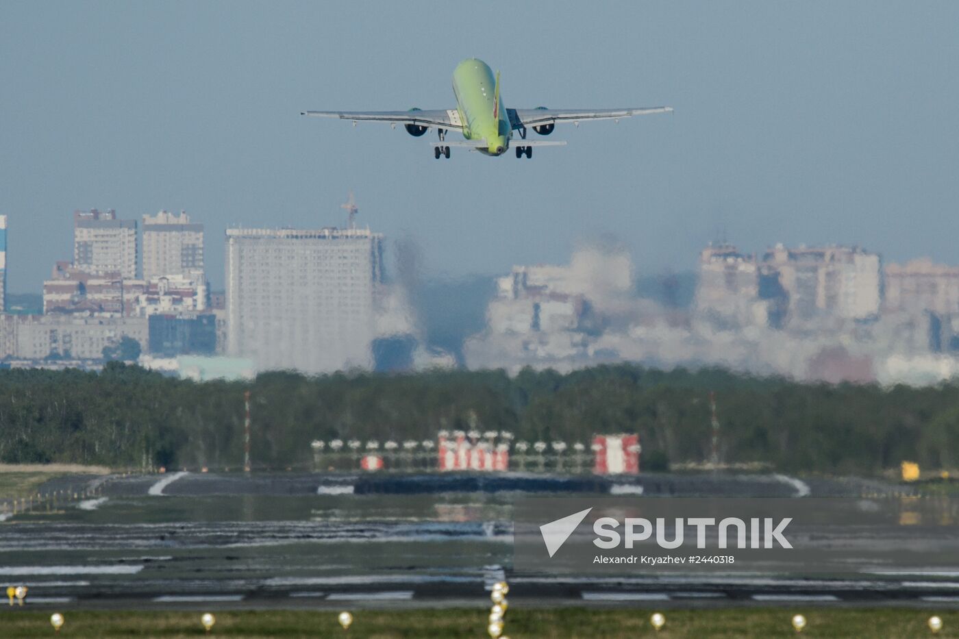 Tolmachovo airport in Novosibirsk