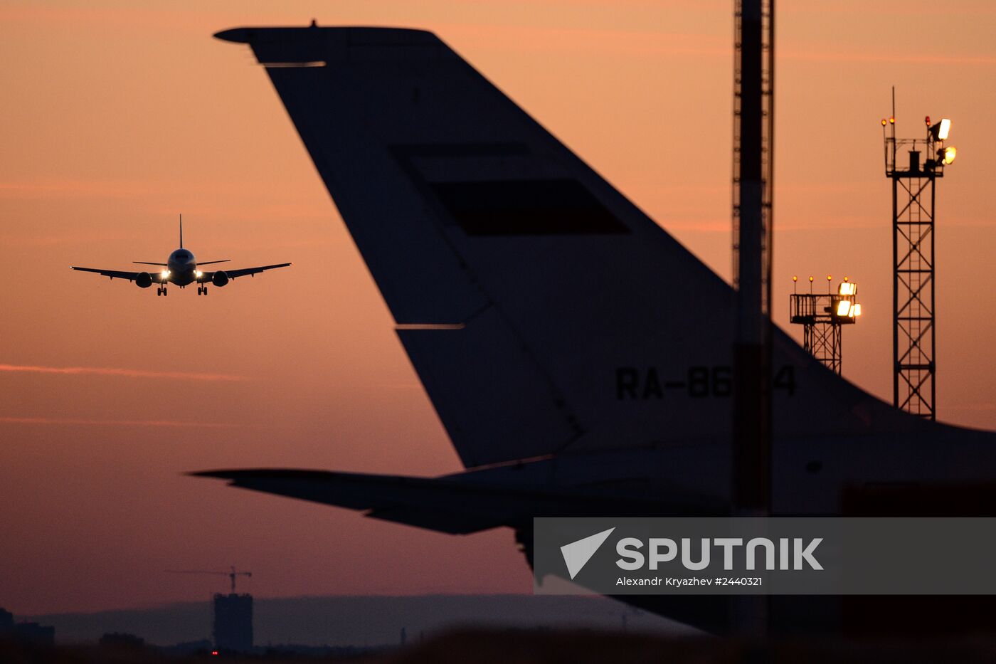 Tolmachovo airport in Novosibirsk