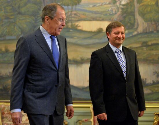 Russian, Slovenian foreign ministers meet