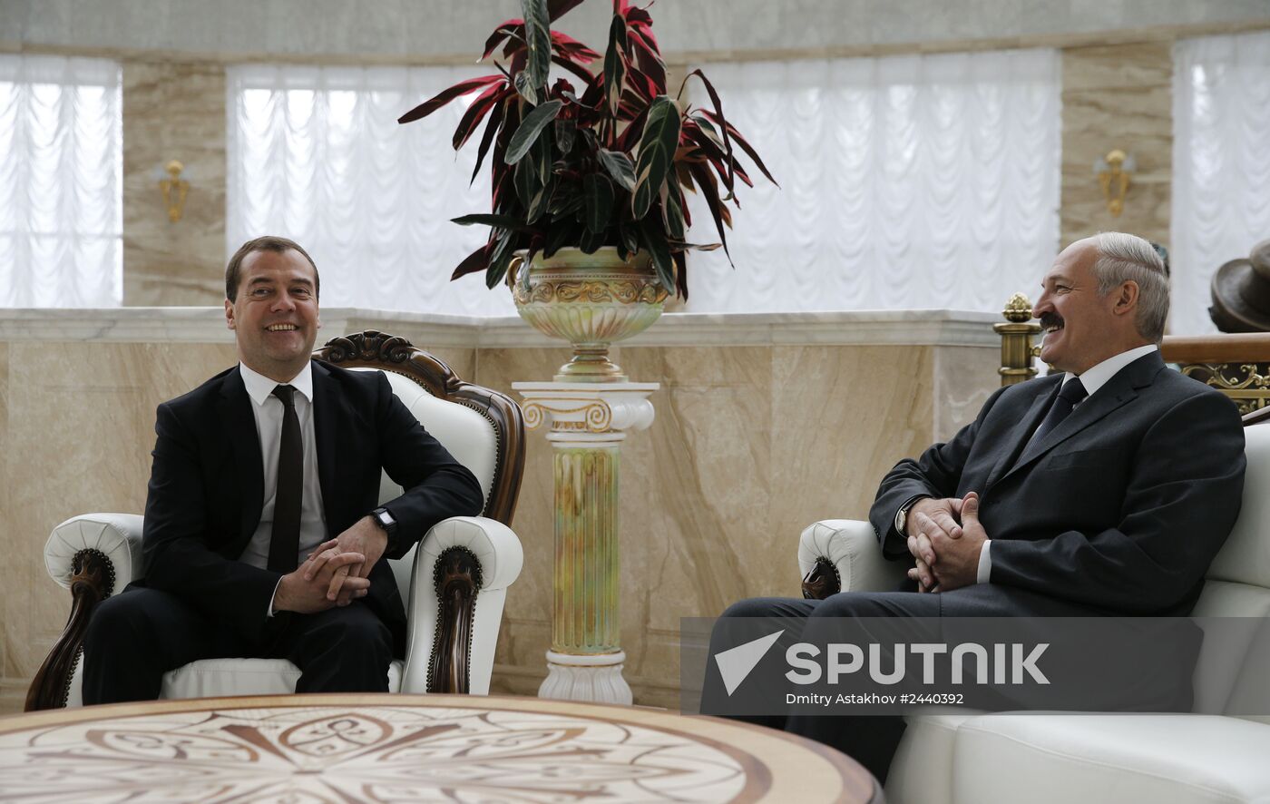 Dmitry Medvedev at meeting of Council of CIS Heads of Government