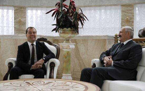 Dmitry Medvedev at meeting of Council of CIS Heads of Government