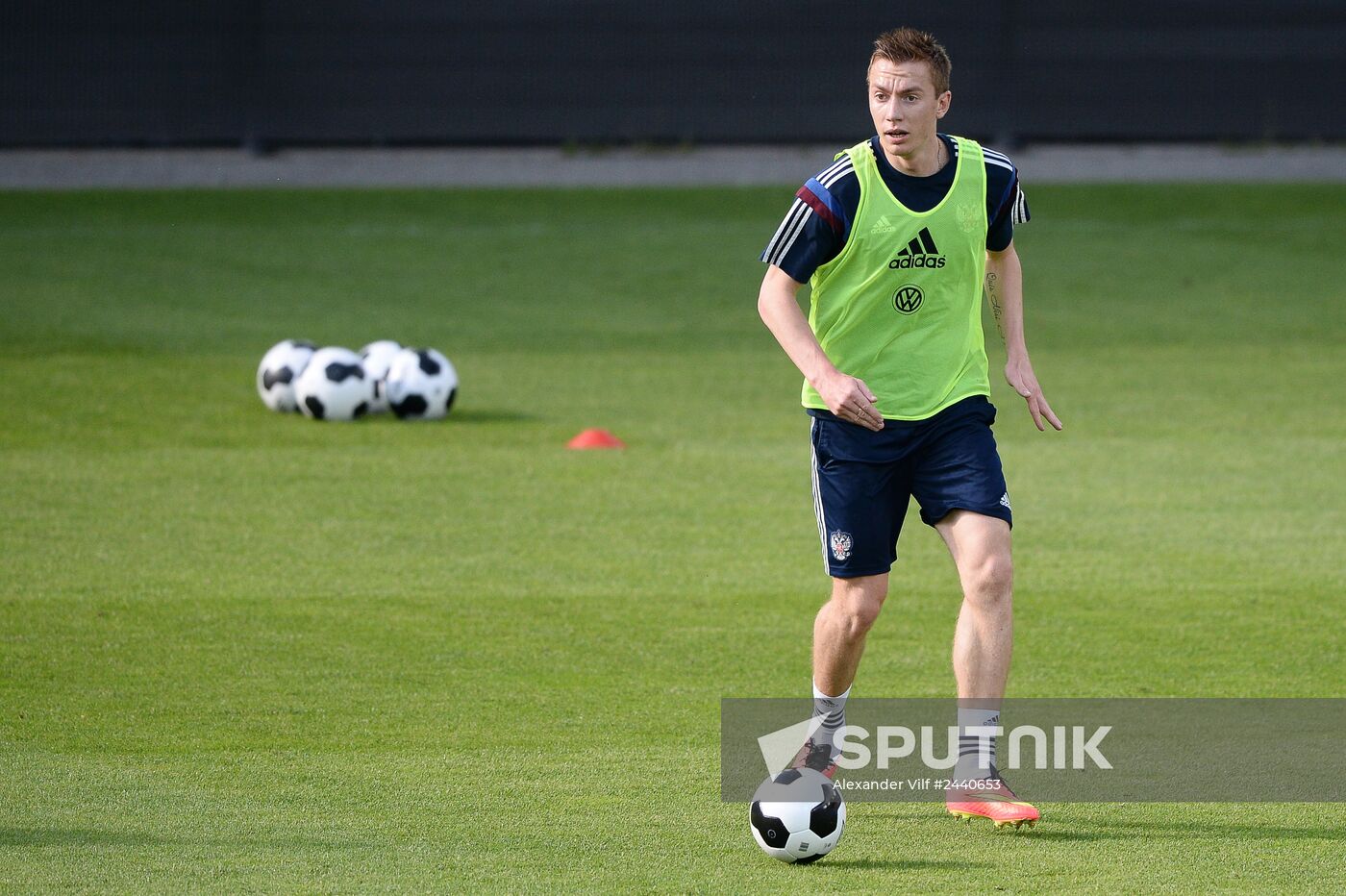 Football. Training of Russian national team