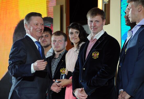 Annual Olympic Ball of Russia 2014 in Moscow