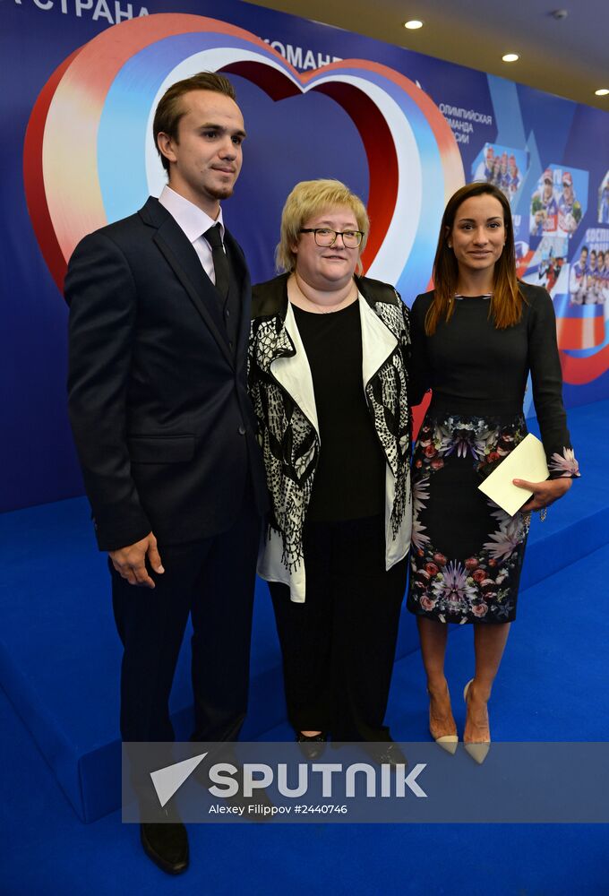 Annual Olympic Ball of Russia 2014 in Moscow