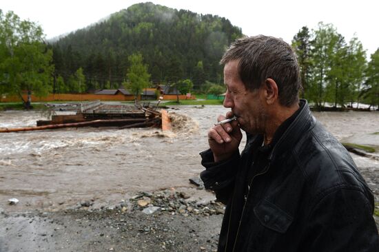 Flooding in Republic of Altai