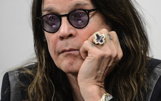 English rock band Black Sabbath gives news conference