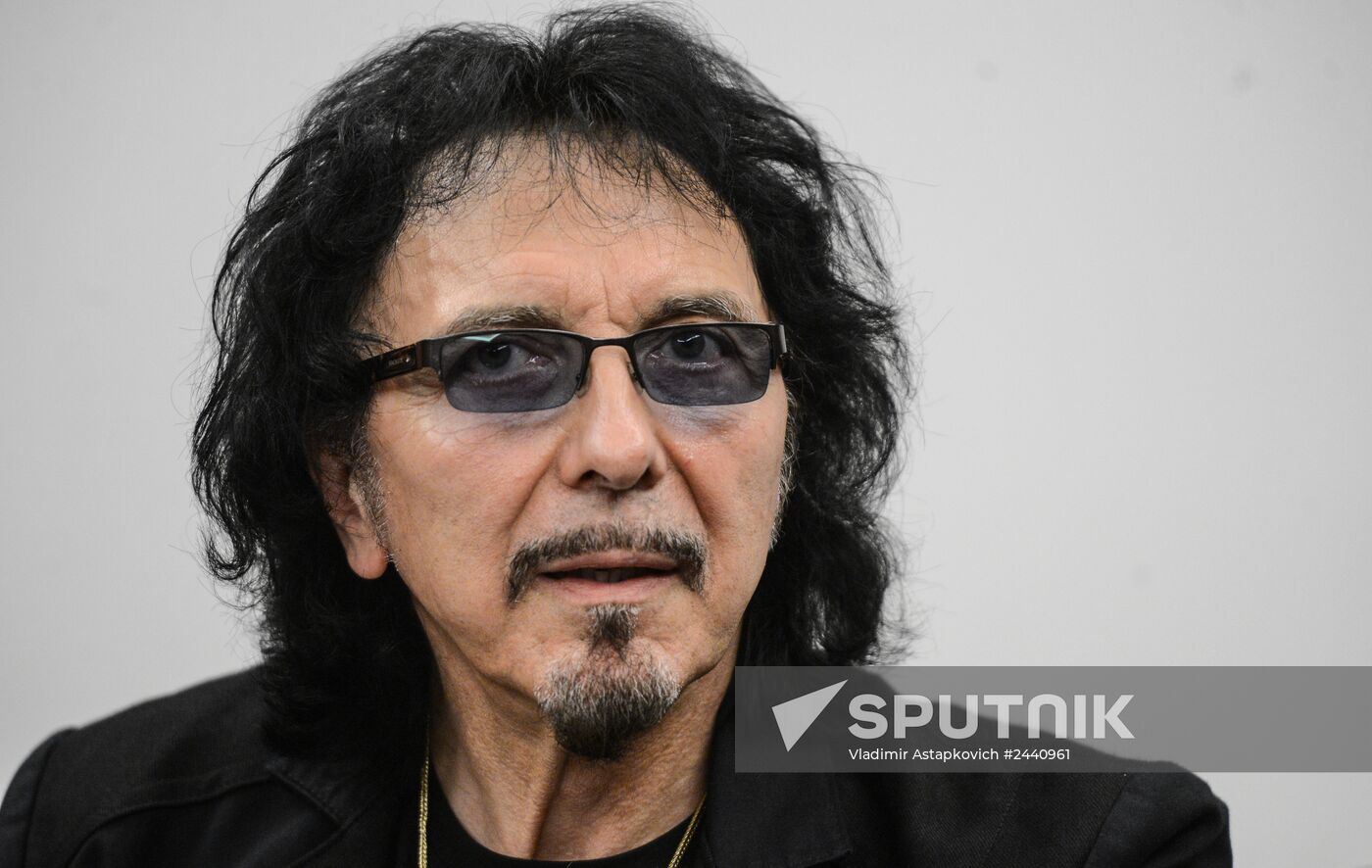 English rock band Black Sabbath gives news conference