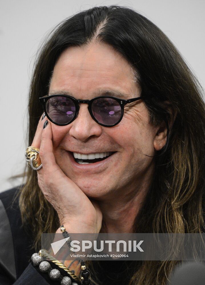 English rock band Black Sabbath gives news conference