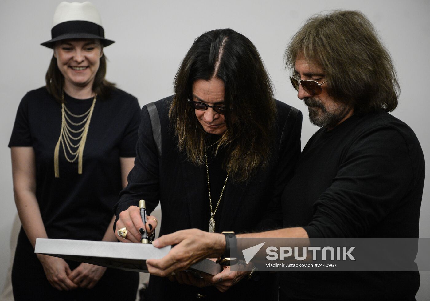 English rock band Black Sabbath gives news conference