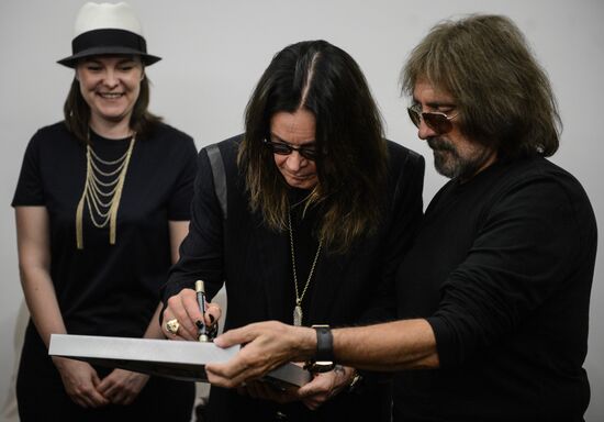 English rock band Black Sabbath gives news conference
