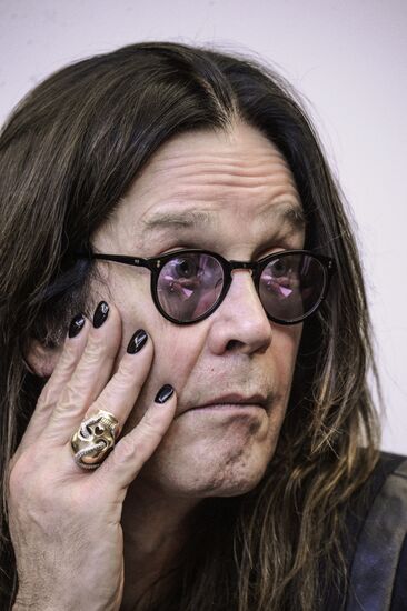 English rock band Black Sabbath gives news conference