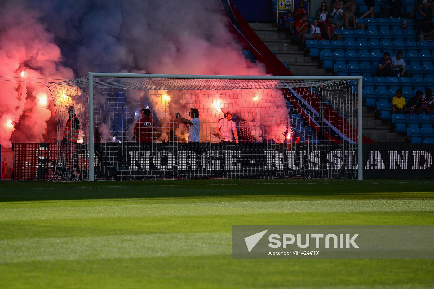 Russia vs. Norway friendly football match