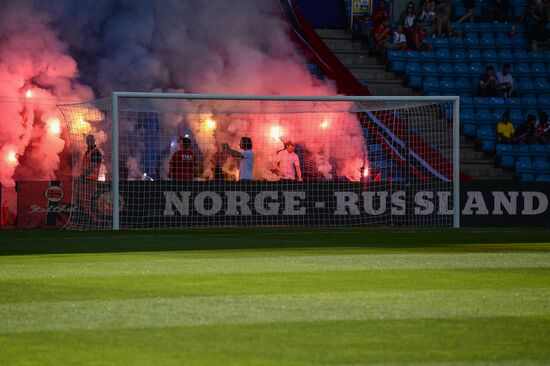 Russia vs. Norway friendly football match