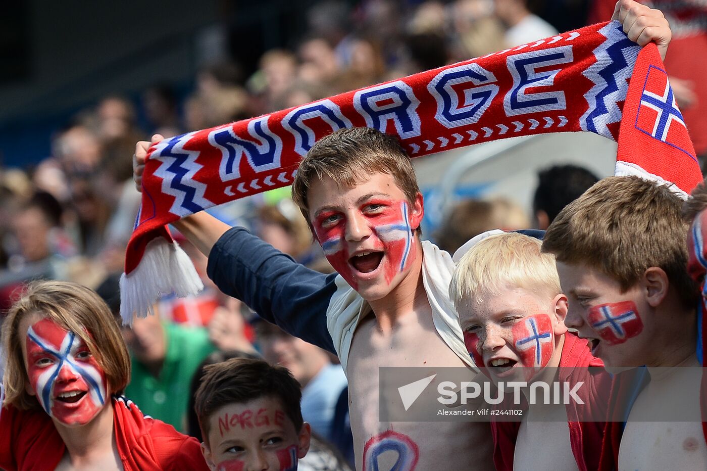 Russia vs. Norway friendly football match