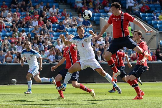 Russia vs. Norway friendly football match
