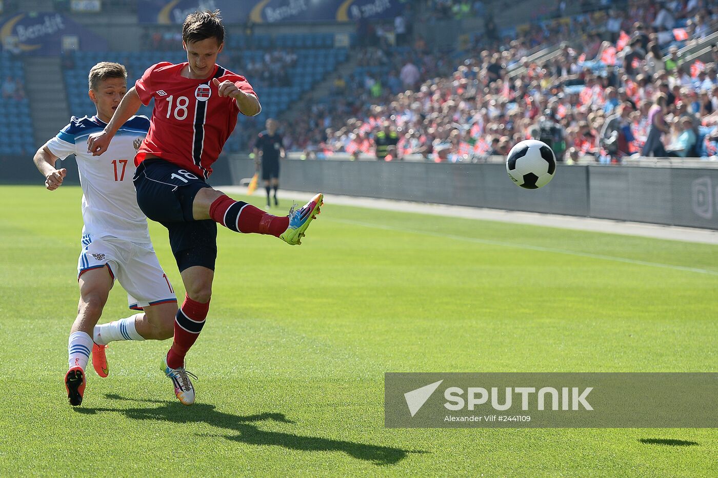 Russia vs. Norway friendly football match