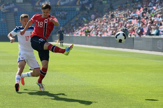 Russia vs. Norway friendly football match