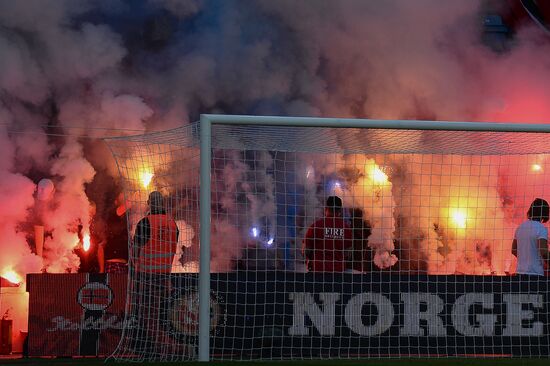 Russia vs. Norway friendly football match