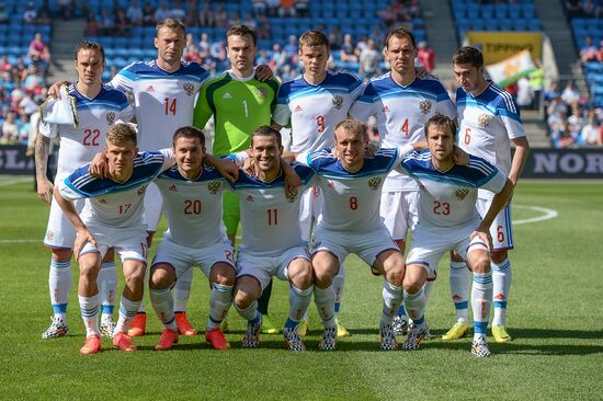 Russia vs. Norway friendly football match