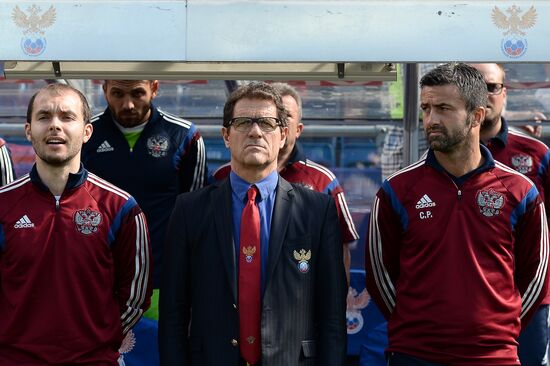 Russia vs. Norway friendly football match