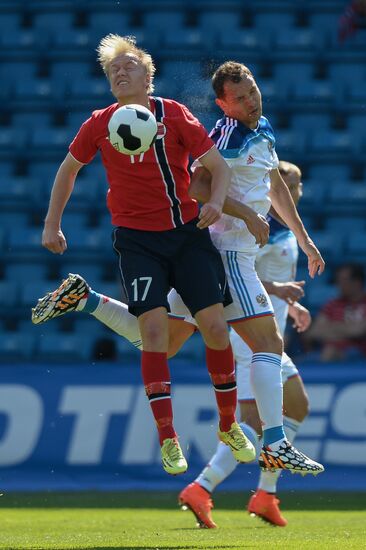 Russia vs. Norway friendly football match