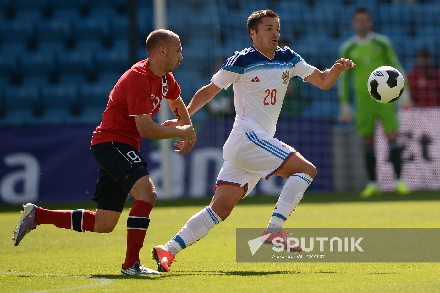 Russia vs. Norway friendly football match
