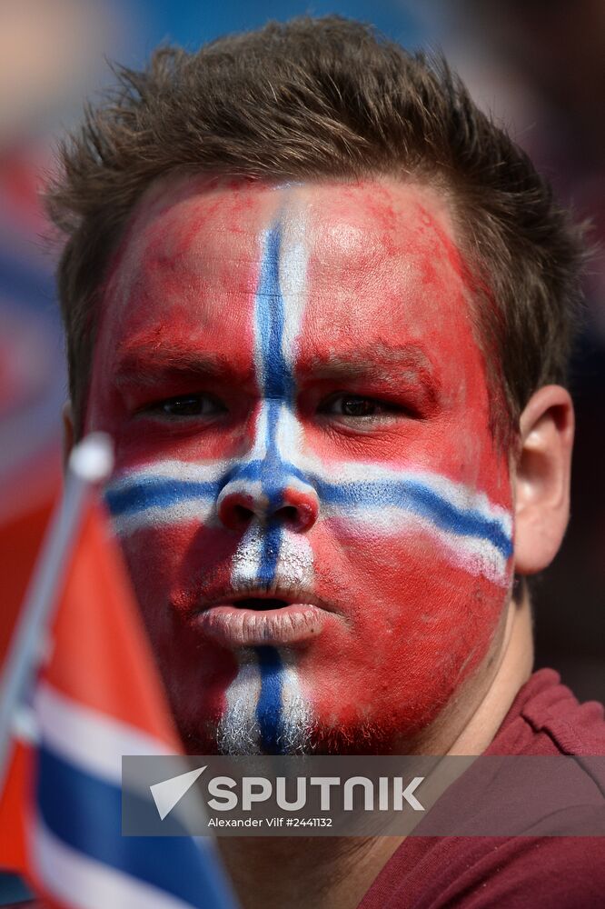 Russia vs. Norway friendly football match