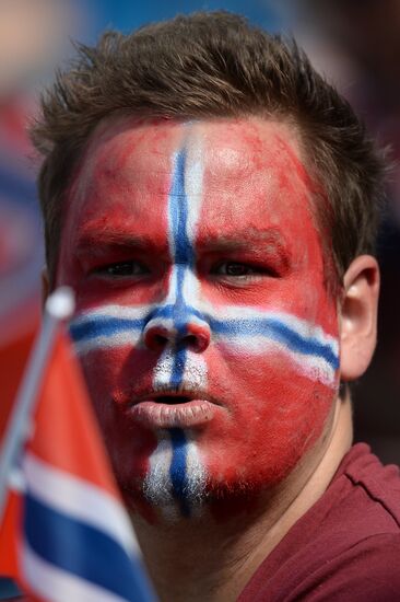 Russia vs. Norway friendly football match