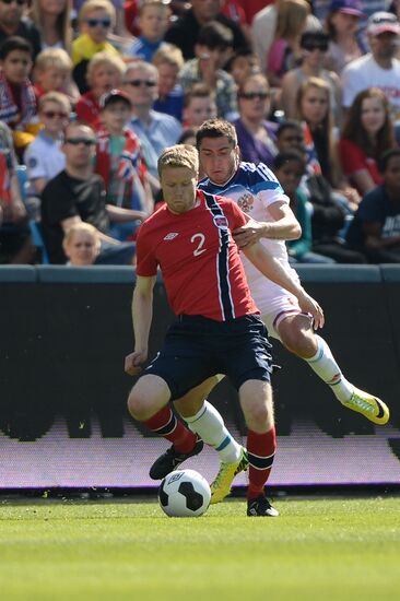 Russia vs. Norway friendly football match