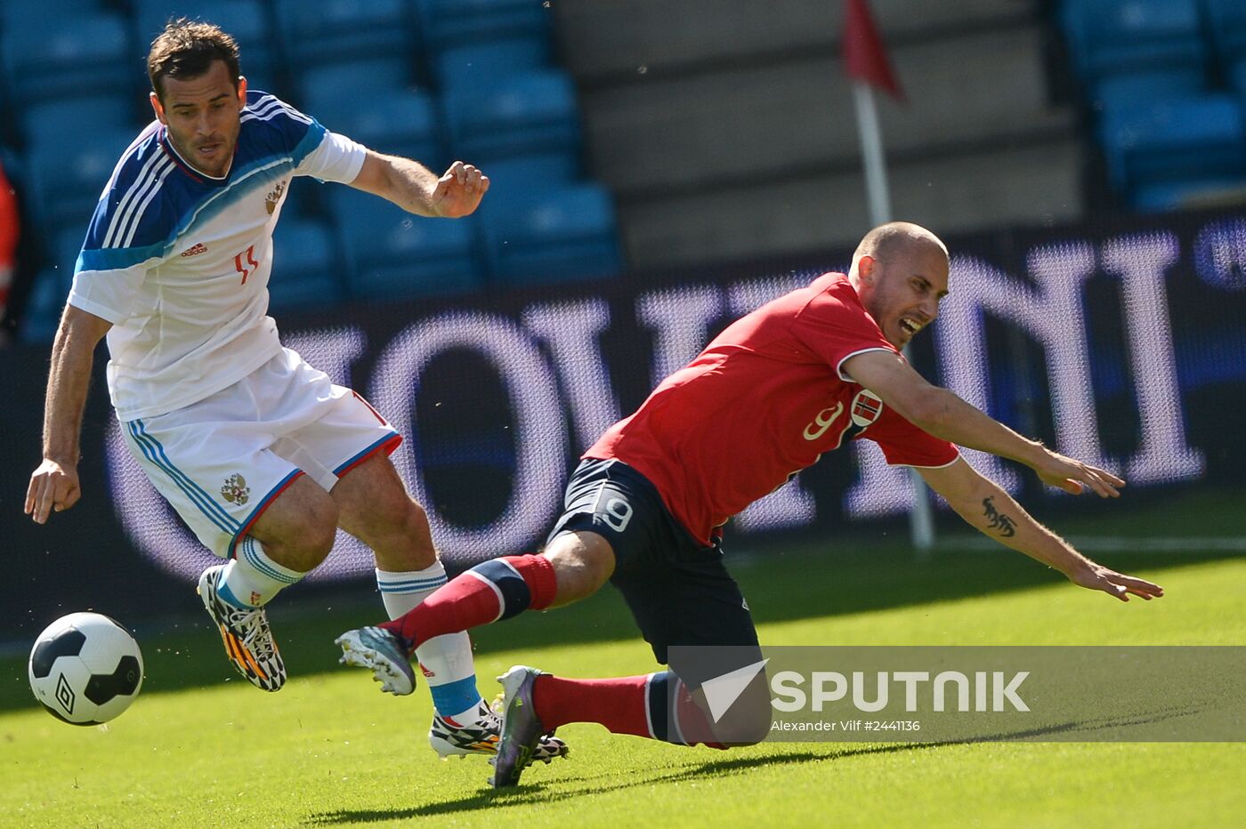 Russia vs. Norway friendly football match