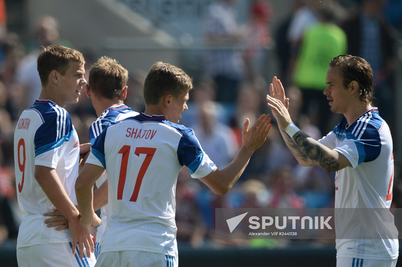Russia vs. Norway friendly football match