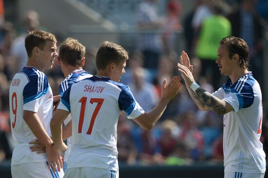 Russia vs. Norway friendly football match
