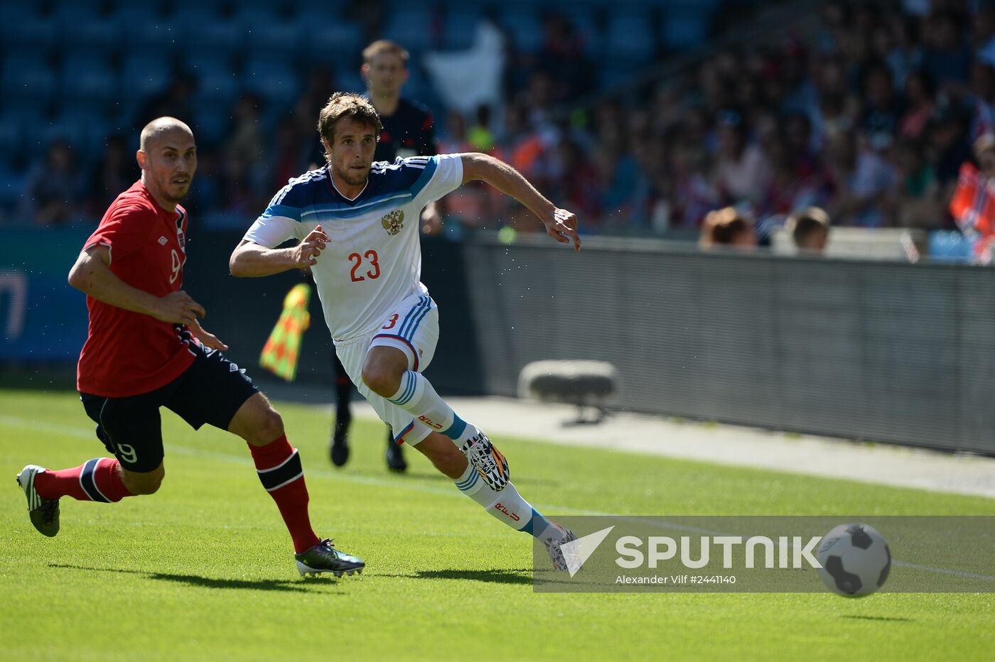 Russia vs. Norway friendly football match