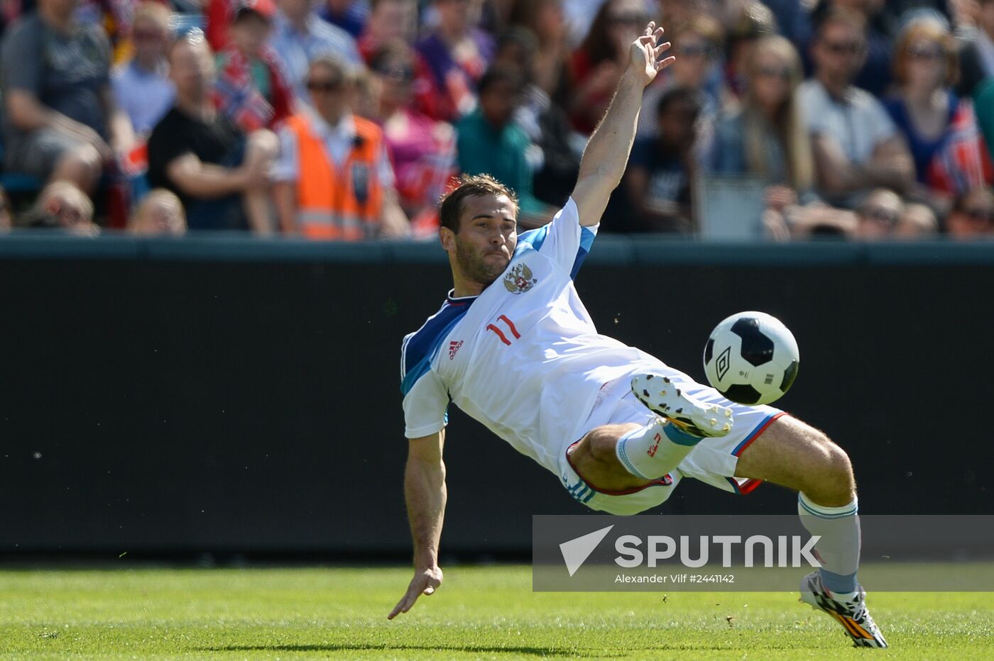 Russia vs. Norway friendly football match