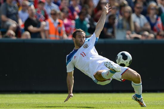 Russia vs. Norway friendly football match