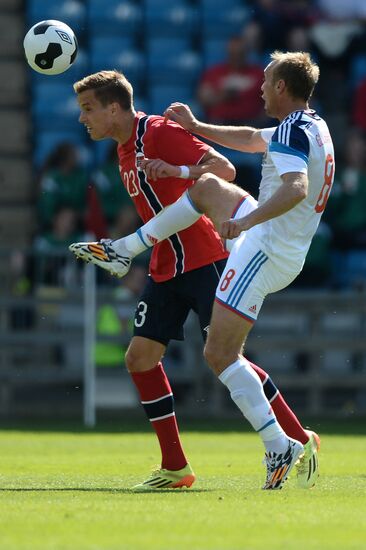 Russia vs. Norway friendly football match
