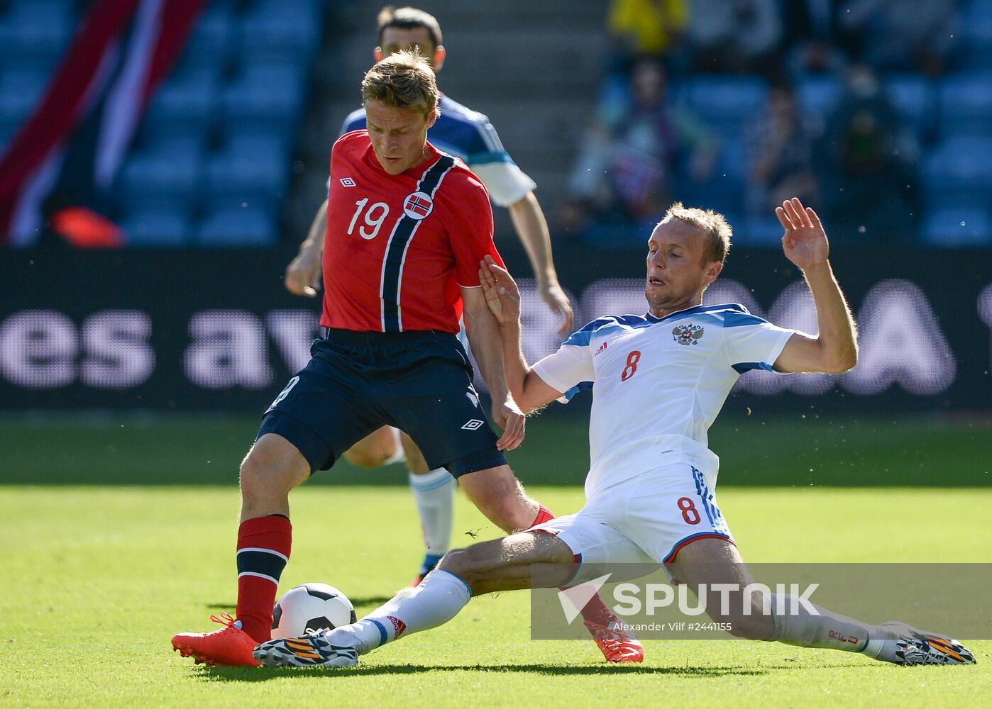 Russia vs. Norway friendly football match