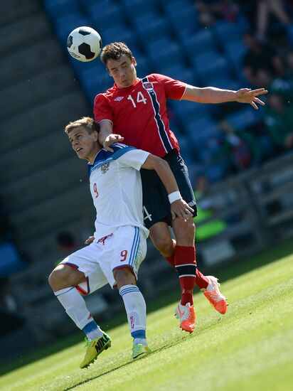 Russia vs. Norway friendly football match
