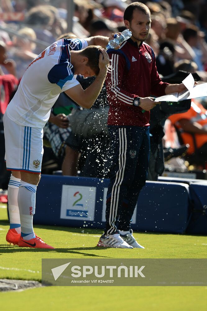 Russia vs. Norway friendly football match
