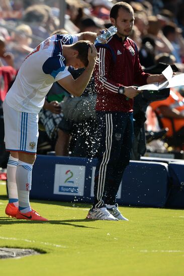 Russia vs. Norway friendly football match