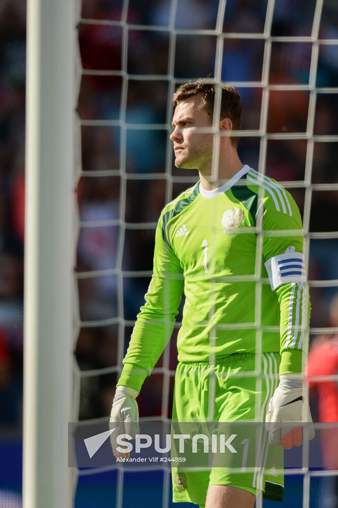 Russia vs. Norway friendly football match